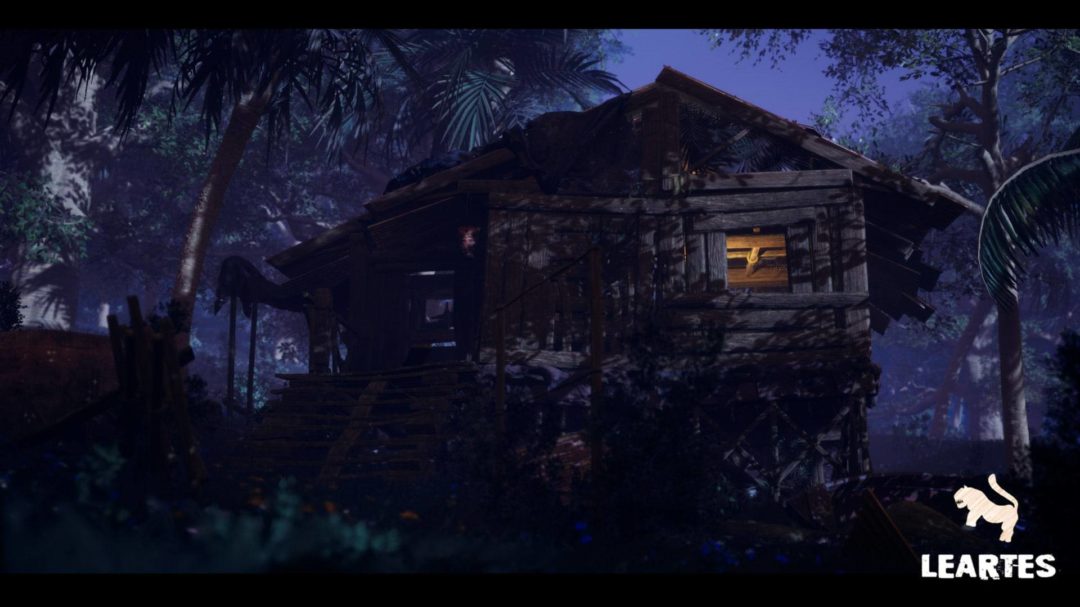 UE素材 后现代世界末日避难小岛岛屿木屋房屋3D模型 Unreal Engine – Abandoned Hut in Tropical Island (Survival / Post Apocalyptic) 设计素材 sucaiwan.com