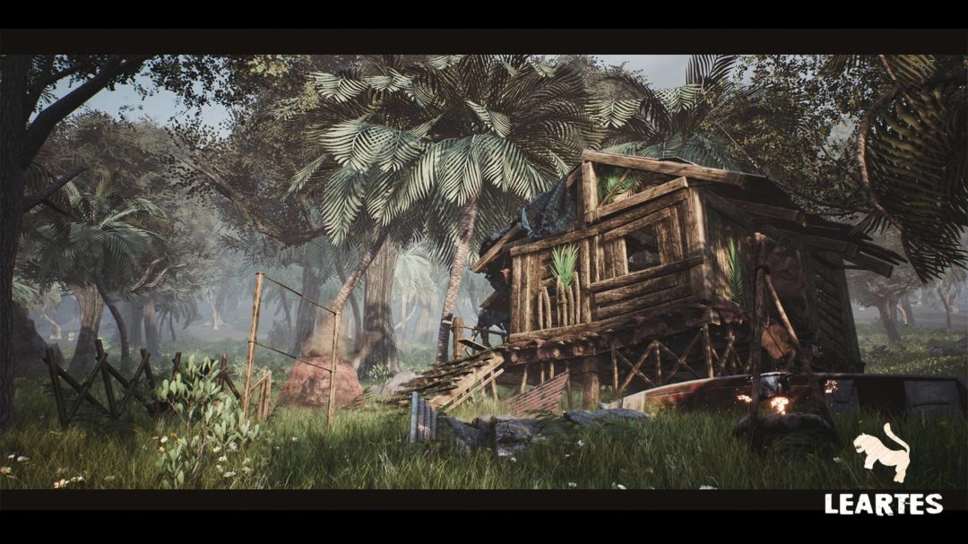 UE素材 后现代世界末日避难小岛岛屿木屋房屋3D模型 Unreal Engine – Abandoned Hut in Tropical Island (Survival / Post Apocalyptic) 设计素材 sucaiwan.com