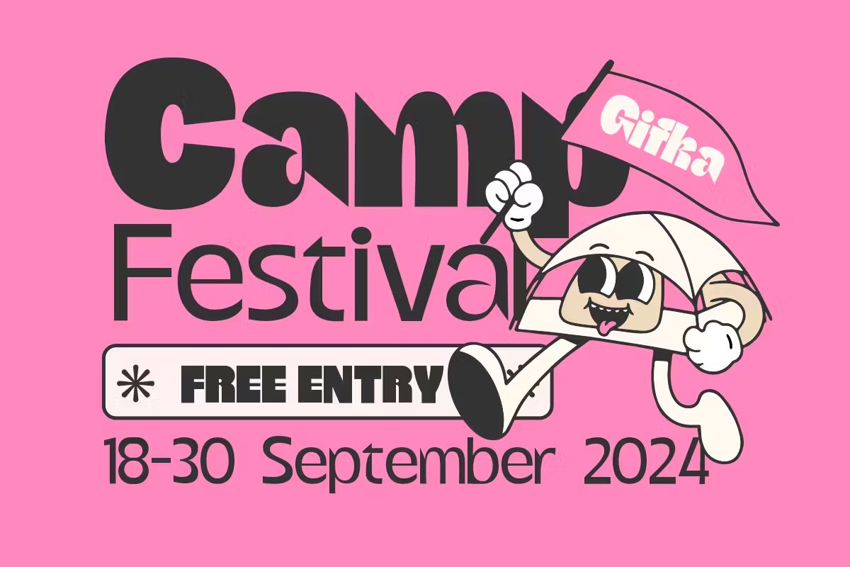 现代流行趣味卡通逆反差海报杂志包装标题LOGO设计PSAI英文字体安装包 Gifka – Modern Retro Sans 设计素材 sucaiwan.com