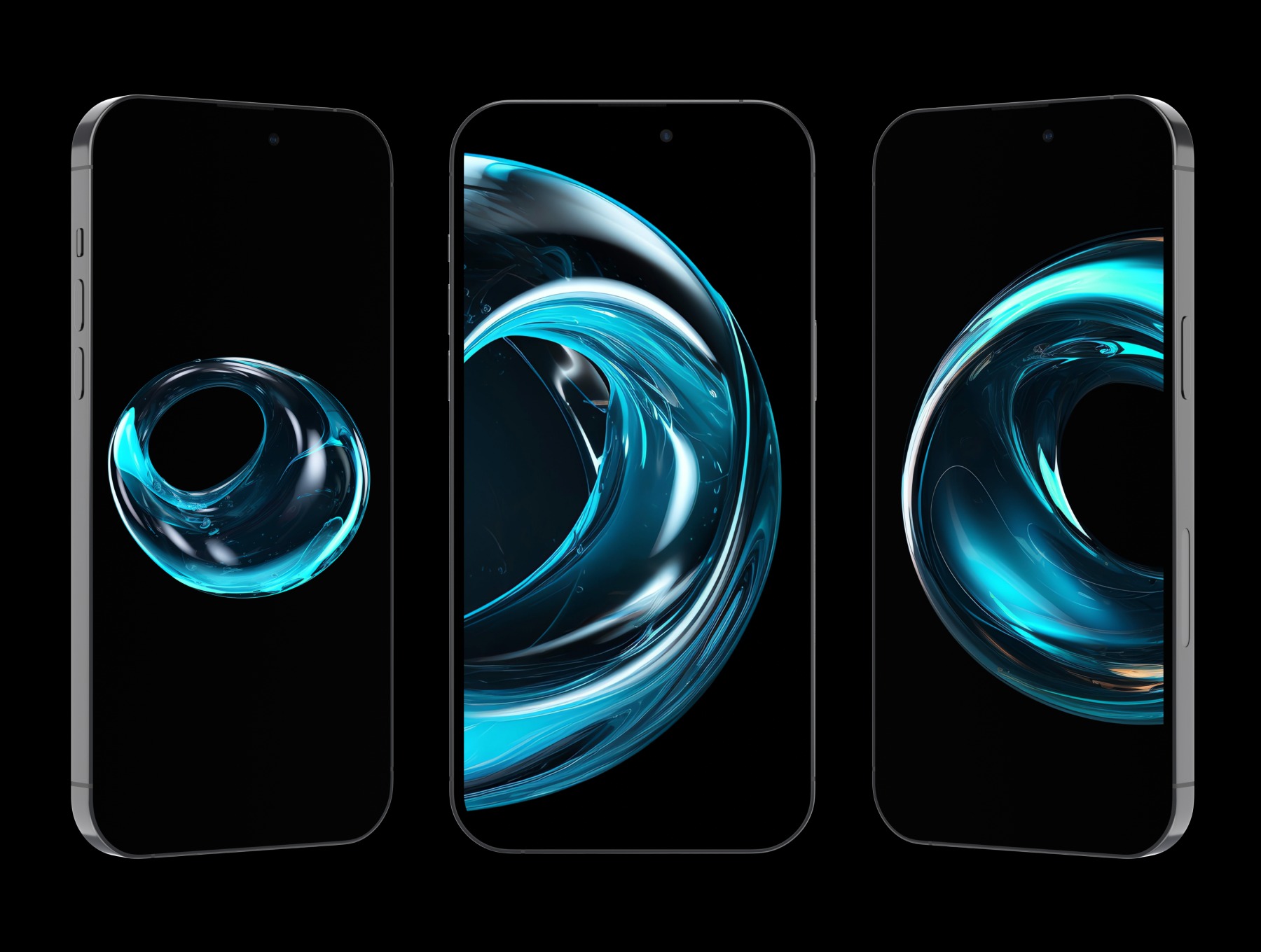 30款未来科幻圆形透明蓝色水晶玻璃抽象艺术图形Figma/PNG图片格式设计素材 Polarix 图片素材 sucaiwan.com