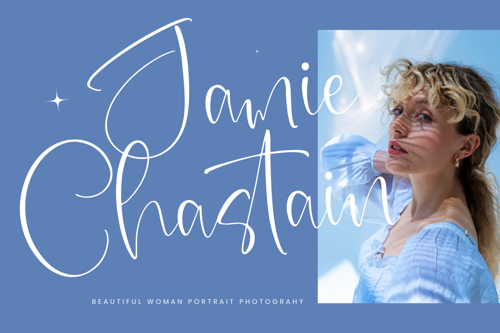 现代优雅社交媒体海报品牌LOGO设计PSAI手写签名英文字体安装包下载 Sparkle Perfection Handwritten Font 设计素材 sucaiwan.com