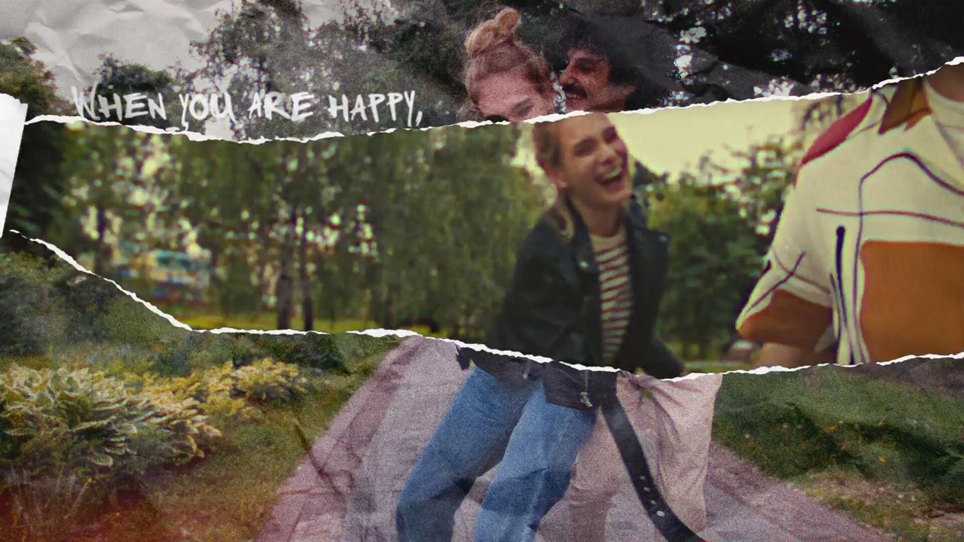 PR模板：夏日风格音乐节拼贴艺术定格动画设计开场片头短片 , sucaiwan.com