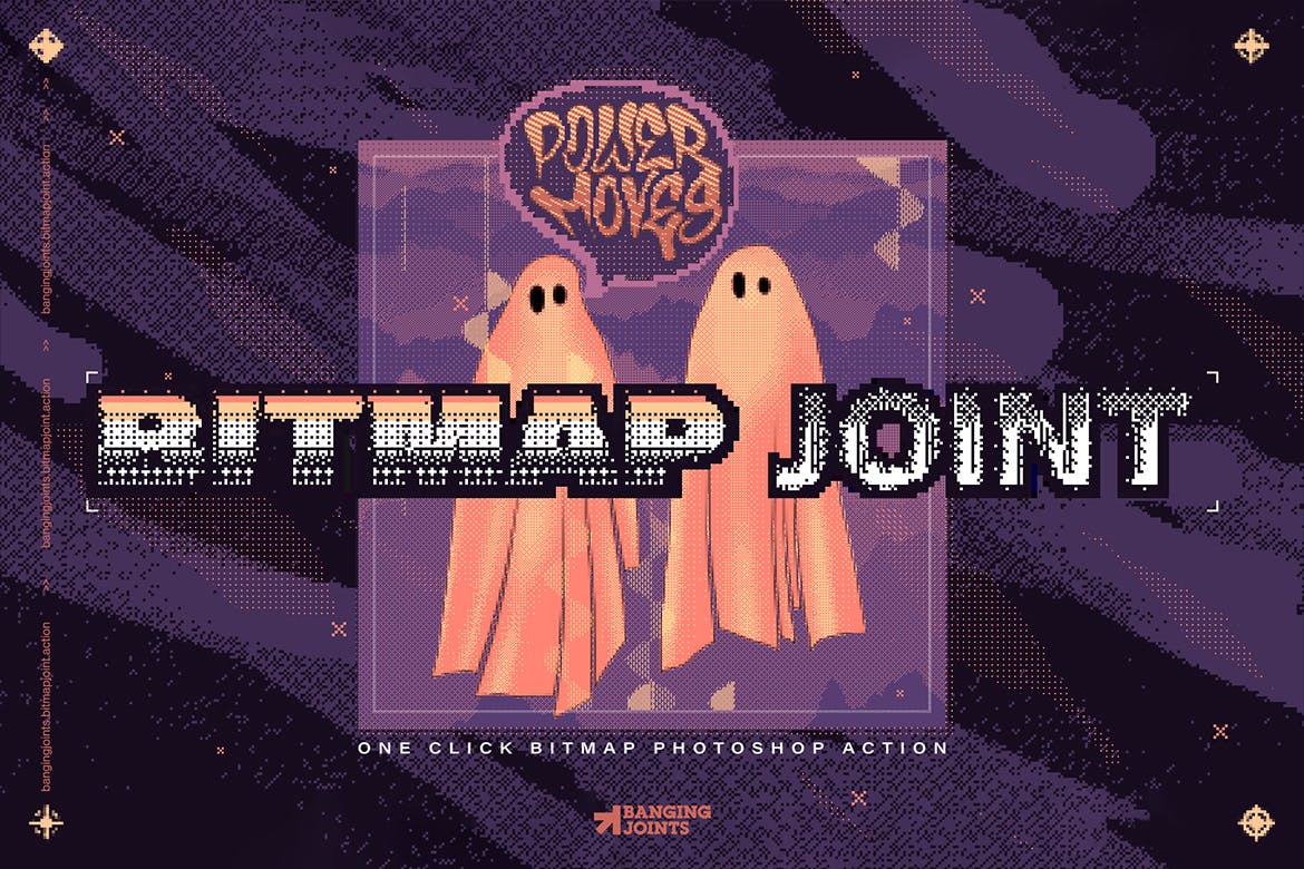 复古潮流怀旧8位像素风低保真图片特效PS动作素材 BitmapJoint Effect Action 插件预设 第1张-素材湾丨精选海外优质设计素材资源 复古潮流怀旧8位像素风低保真图片特效PS动作素材 BitmapJoint Effect Action 插件预设 sucaiwan.com