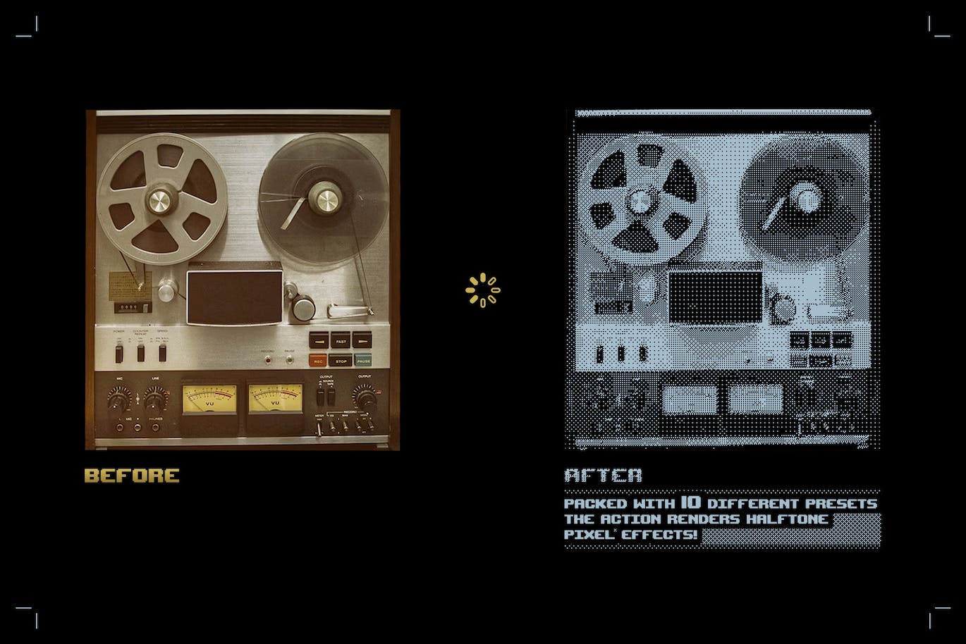 复古潮流怀旧8位像素风低保真图片特效PS动作素材 BitmapJoint Effect Action 插件预设 第2张-素材湾丨精选海外优质设计素材资源 复古潮流怀旧8位像素风低保真图片特效PS动作素材 BitmapJoint Effect Action 插件预设 sucaiwan.com