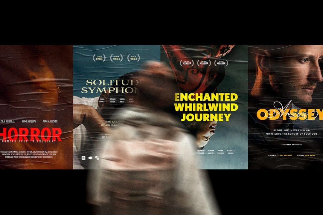 6款时尚创意A4竖版电影宣传海报单页设计PSD分层源文件下载 Movie Posters Collection 设计素材 sucaiwan.com