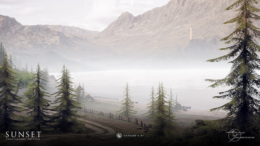 UE素材 日落场景中世纪砖砌城堡建筑教堂房屋3D模型素材 Unreal Engine – Sunset – Modular Medieval Brick Buildings 样机素材 第5张-素材湾丨精选海外优质设计素材资源 UE素材 日落场景中世纪砖砌城堡建筑教堂房屋3D模型素材 Unreal Engine – Sunset – Modular Medieval Brick Buildings 样机素材 sucaiwan.com