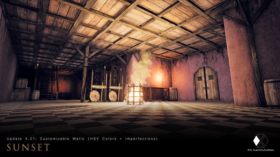UE素材 日落场景中世纪砖砌城堡建筑教堂房屋3D模型素材 Unreal Engine – Sunset – Modular Medieval Brick Buildings 样机素材 第10张-素材湾丨精选海外优质设计素材资源 UE素材 日落场景中世纪砖砌城堡建筑教堂房屋3D模型素材 Unreal Engine – Sunset – Modular Medieval Brick Buildings 样机素材 sucaiwan.com