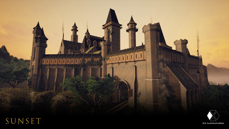 UE素材 日落场景中世纪砖砌城堡建筑教堂房屋3D模型素材 Unreal Engine – Sunset – Modular Medieval Brick Buildings 样机素材 第14张-素材湾丨精选海外优质设计素材资源 UE素材 日落场景中世纪砖砌城堡建筑教堂房屋3D模型素材 Unreal Engine – Sunset – Modular Medieval Brick Buildings 样机素材 sucaiwan.com