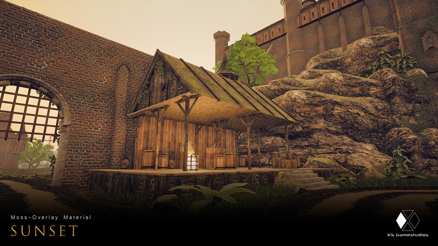 UE素材 日落场景中世纪砖砌城堡建筑教堂房屋3D模型素材 Unreal Engine – Sunset – Modular Medieval Brick Buildings 样机素材 第15张-素材湾丨精选海外优质设计素材资源 UE素材 日落场景中世纪砖砌城堡建筑教堂房屋3D模型素材 Unreal Engine – Sunset – Modular Medieval Brick Buildings 样机素材 sucaiwan.com