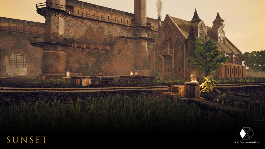 UE素材 日落场景中世纪砖砌城堡建筑教堂房屋3D模型素材 Unreal Engine – Sunset – Modular Medieval Brick Buildings 样机素材 第16张-素材湾丨精选海外优质设计素材资源 UE素材 日落场景中世纪砖砌城堡建筑教堂房屋3D模型素材 Unreal Engine – Sunset – Modular Medieval Brick Buildings 样机素材 sucaiwan.com