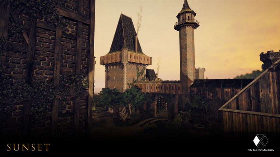 UE素材 日落场景中世纪砖砌城堡建筑教堂房屋3D模型素材 Unreal Engine – Sunset – Modular Medieval Brick Buildings 样机素材 第17张-素材湾丨精选海外优质设计素材资源 UE素材 日落场景中世纪砖砌城堡建筑教堂房屋3D模型素材 Unreal Engine – Sunset – Modular Medieval Brick Buildings 样机素材 sucaiwan.com