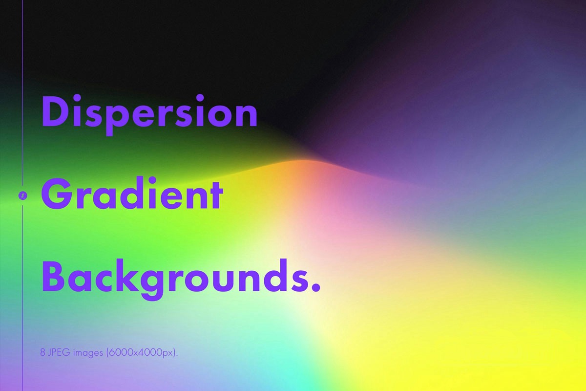 8款6K高清多彩渐变视觉冲击科技JPG背景图片设计素材 Dispersion Gradient Backgrounds 图片素材 sucaiwan.com