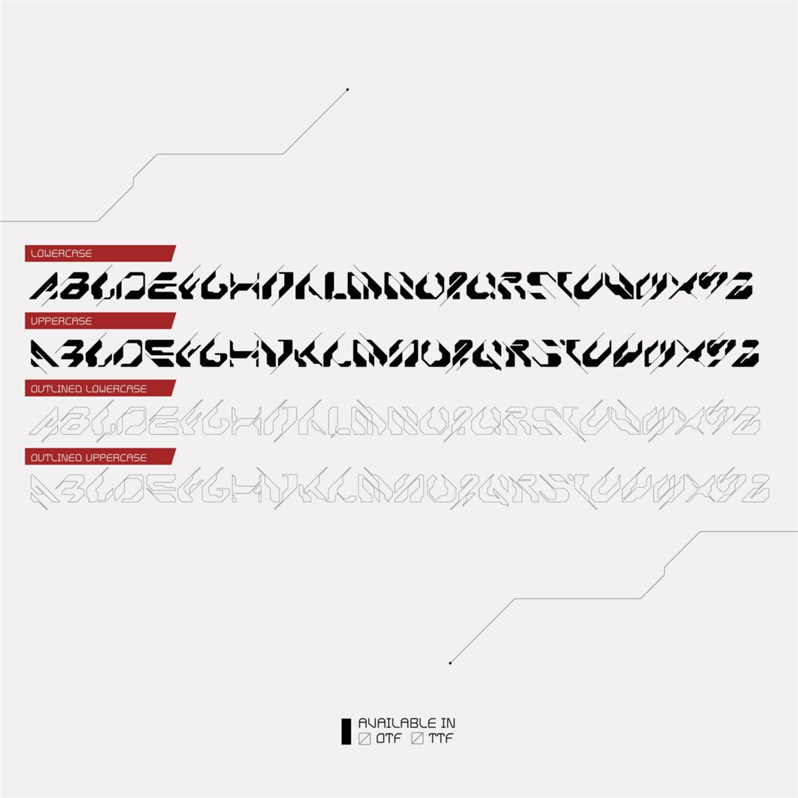 Studio Innate 赛博朋克反乌托邦未来主义几何线条海报LOGO英文字体包 ArcType 设计素材 第3张-素材湾丨精选海外优质设计素材资源 Studio Innate 赛博朋克反乌托邦未来主义几何线条海报LOGO英文字体包 ArcType 设计素材 sucaiwan.com