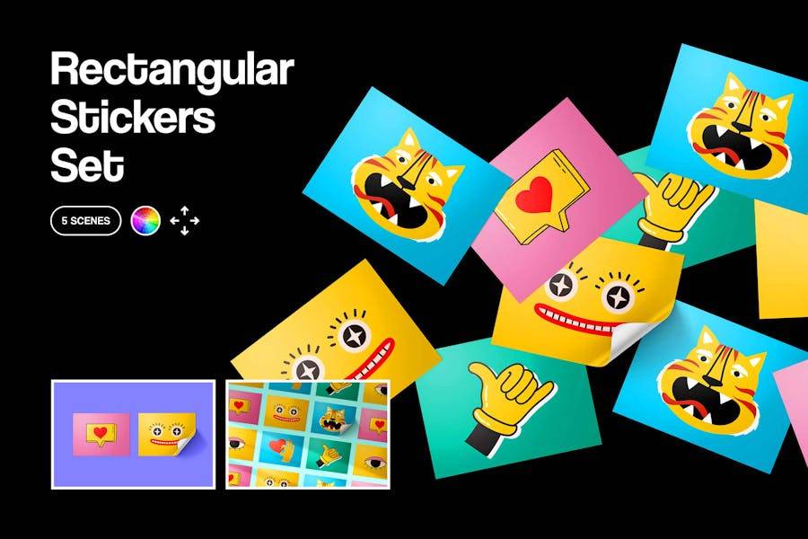 5款逼真方形不干胶LOGO商标标签贴纸设计PS智能贴图效果图样机模板 Dynamic Liquid Patterns Pack , 第1张-素材湾丨精选海外优质设计素材资源 5款逼真方形不干胶LOGO商标标签贴纸设计PS智能贴图效果图样机模板 Dynamic Liquid Patterns Pack , sucaiwan.com