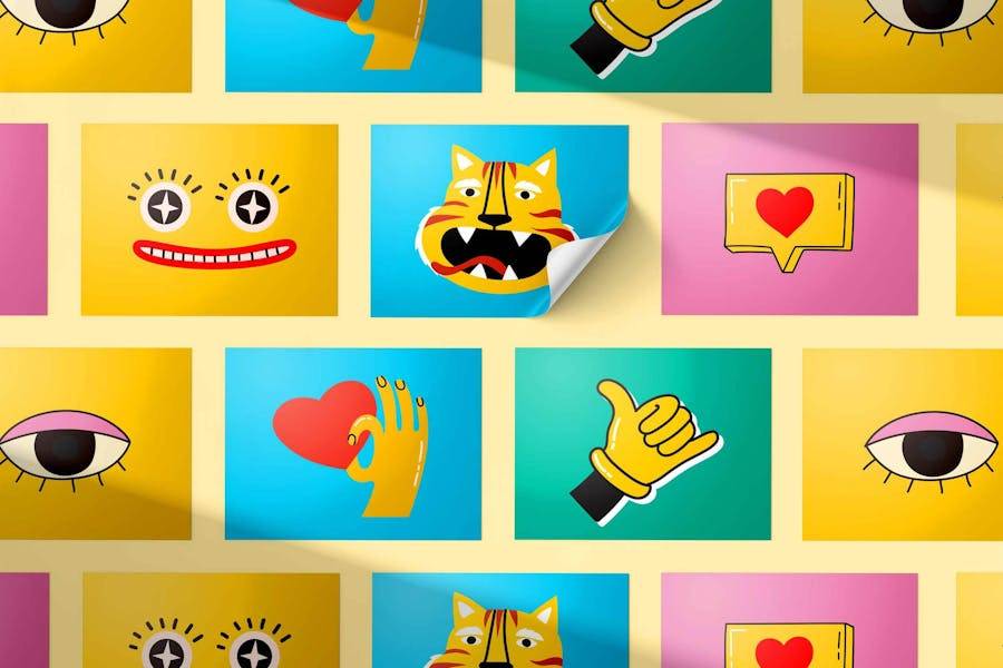 5款逼真方形不干胶LOGO商标标签贴纸设计PS智能贴图效果图样机模板 Dynamic Liquid Patterns Pack , 第5张-素材湾丨精选海外优质设计素材资源 5款逼真方形不干胶LOGO商标标签贴纸设计PS智能贴图效果图样机模板 Dynamic Liquid Patterns Pack , sucaiwan.com