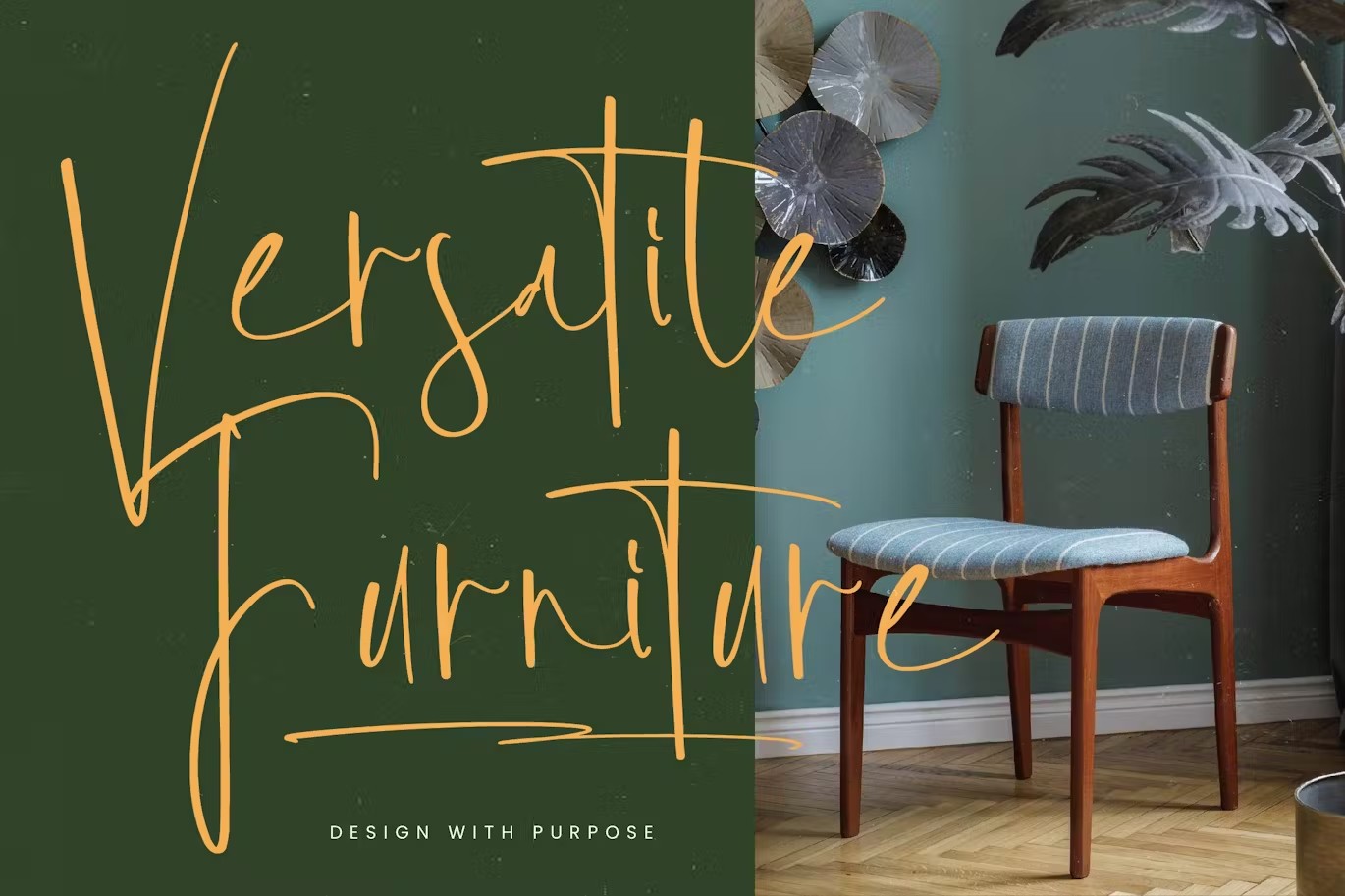 现代优雅飘逸潇洒手绘书法手写签名品牌海报标题LOGO徽标设计PSAI英文字体下载 Foresta Heights Freestyle Stylish Font 设计素材 sucaiwan.com