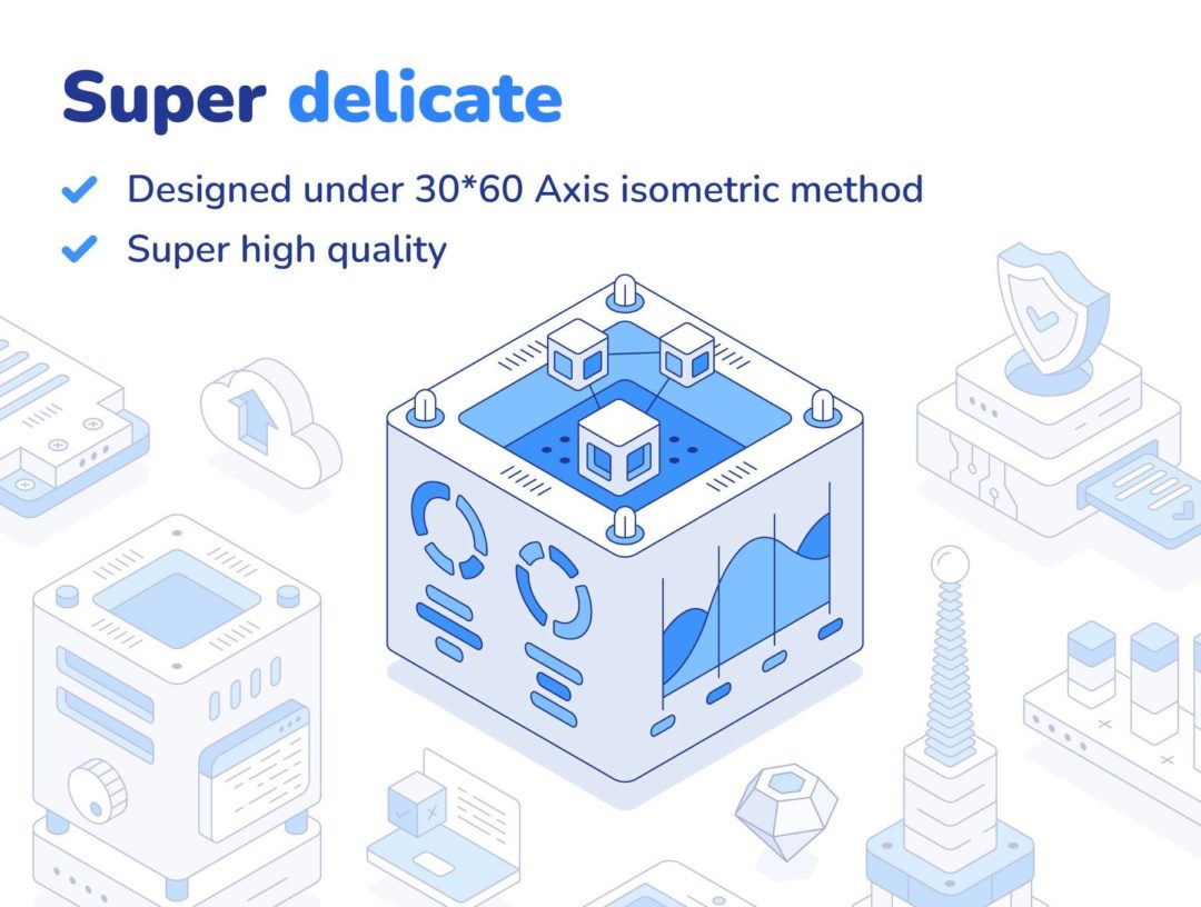 100款现代时尚区块链网络云服务科技等距2.5D插图AI/PS/XD矢量设计素材 Outline isometric illustration set 图片素材 第3张-素材湾丨精选海外优质设计素材资源 100款现代时尚区块链网络云服务科技等距2.5D插图AI/PS/XD矢量设计素材 Outline isometric illustration set 图片素材 sucaiwan.com