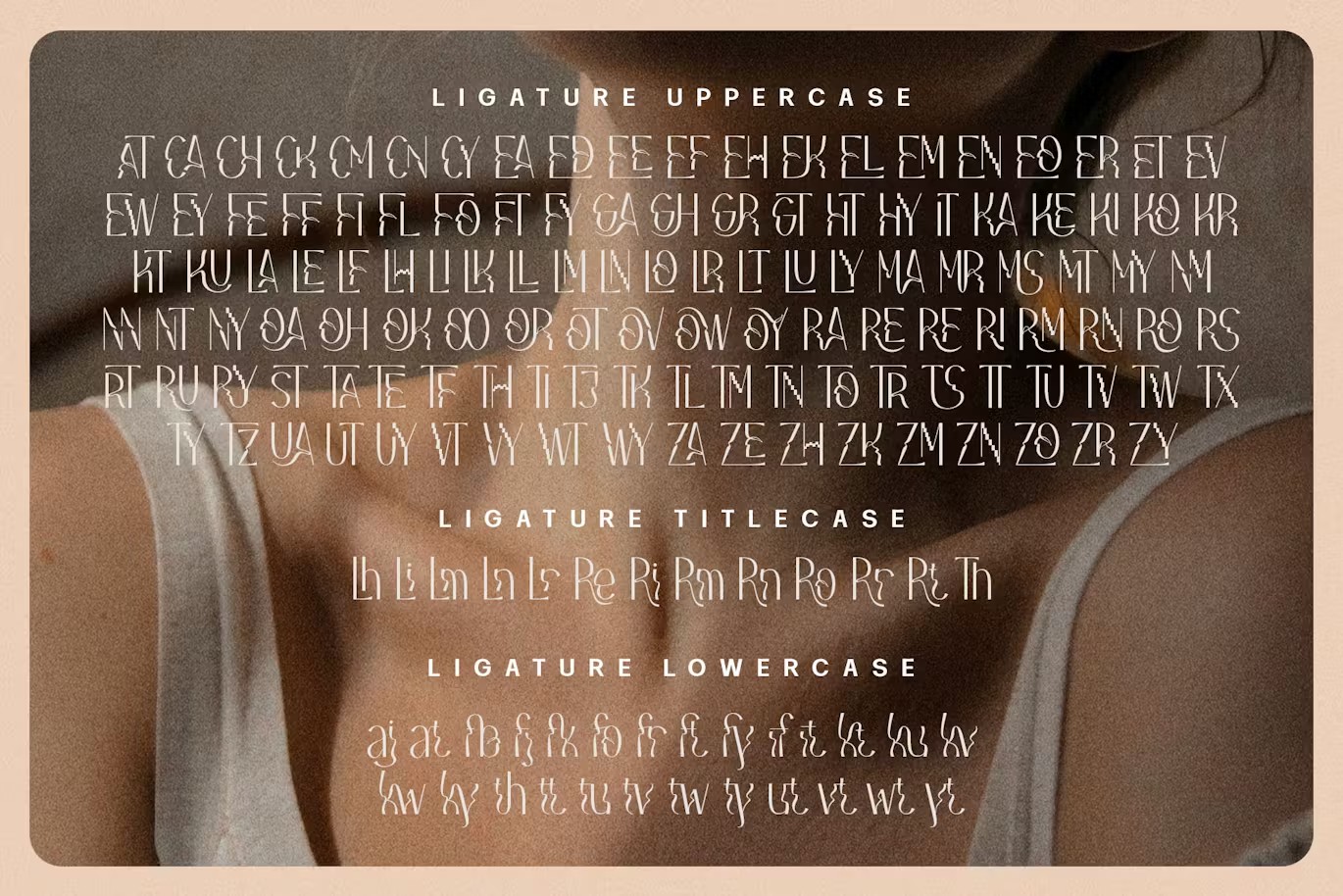 现代复古波西米亚风品牌海报徽标设计无衬线英文字体安装包 Melon Qatar Typeface 设计素材 sucaiwan.com