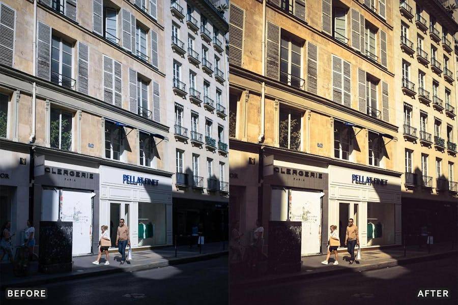 怀旧美学暖色调电影风景都市摄影照片调色Lightroom预设包 Golden Film Cinematic Lightroom Presets 插件预设 第9张-素材湾丨精选海外优质设计素材资源 怀旧美学暖色调电影风景都市摄影照片调色Lightroom预设包 Golden Film Cinematic Lightroom Presets 插件预设 sucaiwan.com