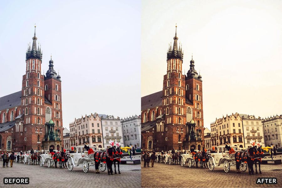 怀旧美学暖色调电影风景都市摄影照片调色Lightroom预设包 Golden Film Cinematic Lightroom Presets 插件预设 第15张-素材湾丨精选海外优质设计素材资源 怀旧美学暖色调电影风景都市摄影照片调色Lightroom预设包 Golden Film Cinematic Lightroom Presets 插件预设 sucaiwan.com