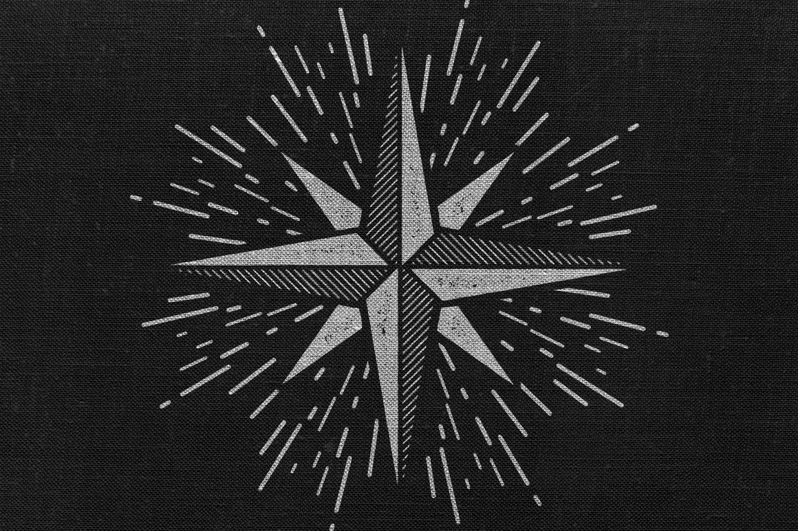 75款创意半星爆爆炸线条装饰元素抽象艺术AI矢量设计素材 Retro Starbursts Vol. II 图片素材 sucaiwan.com