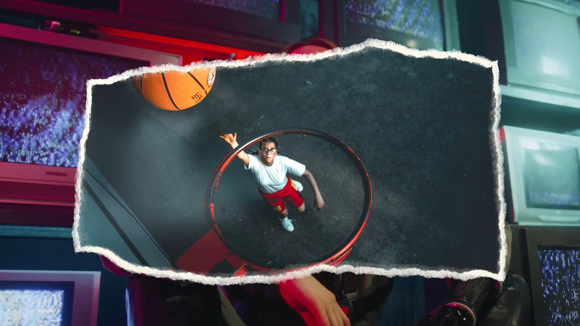 AE模板：复古创意美学撕纸拼贴纸张VLOG片头动画转场过渡模板 , sucaiwan.com