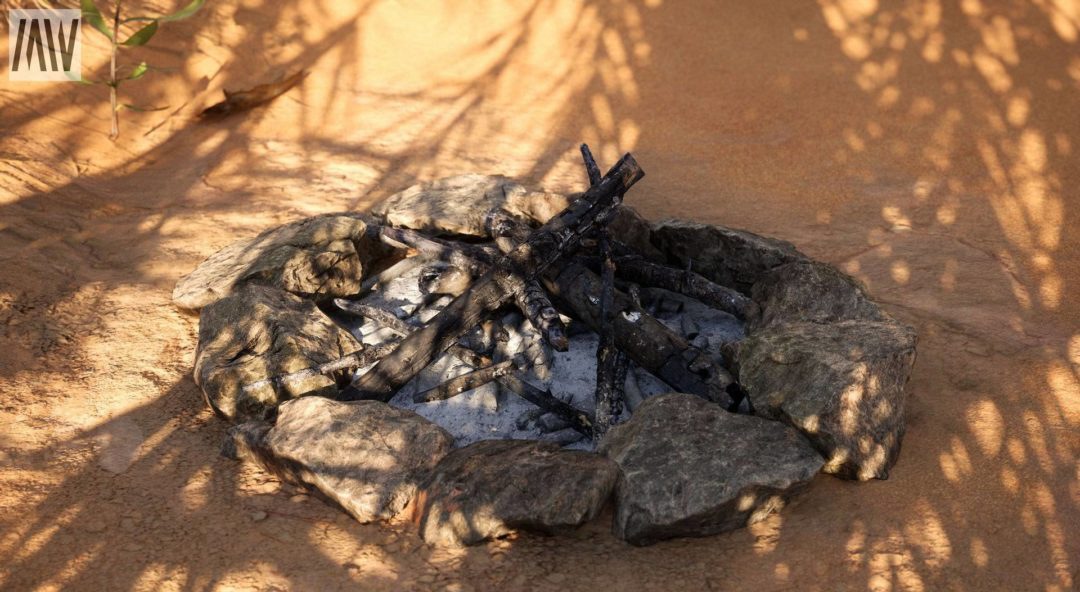 UE素材 沙漠戈壁绿洲椰子棕榈树湖泊场景3D模型素材 Unreal Engine – Dune Desert Landscape 样机素材 sucaiwan.com