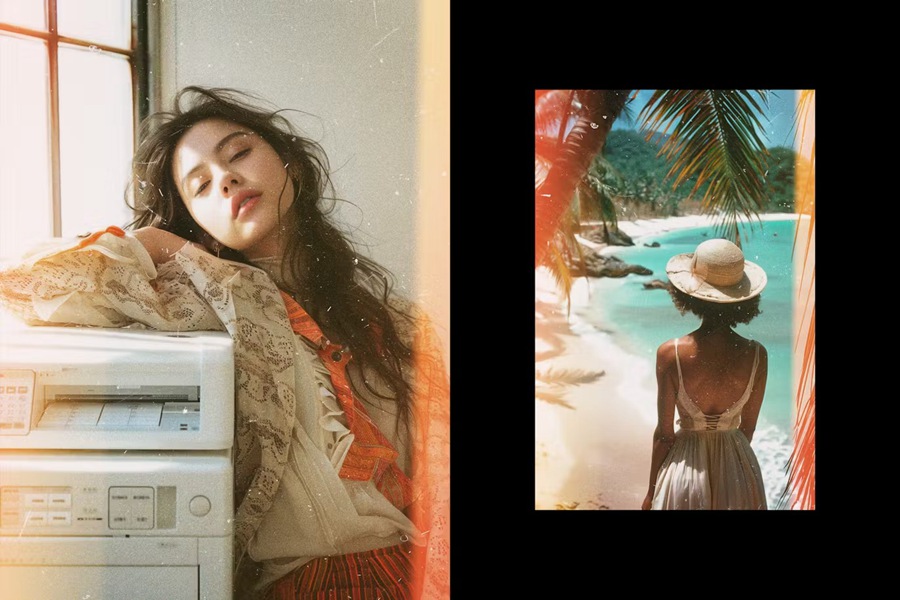 复古老式灰尘划痕漏光照片效果人像图片修图PS特效滤镜插件样机 Vintage Burn Photo Effect , 第4张-素材湾丨精选海外优质设计素材资源 复古老式灰尘划痕漏光照片效果人像图片修图PS特效滤镜插件样机 Vintage Burn Photo Effect , sucaiwan.com