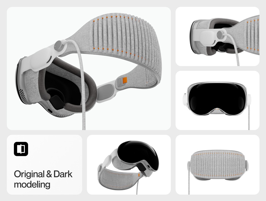 高级苹果头戴式显示设备VR眼镜3D插图图标Icons设计Blender/PNG/FBX格式素材 Apple Vision Pro 图片素材 第4张-素材湾丨精选海外优质设计素材资源 高级苹果头戴式显示设备VR眼镜3D插图图标Icons设计Blender/PNG/FBX格式素材 Apple Vision Pro 图片素材 sucaiwan.com