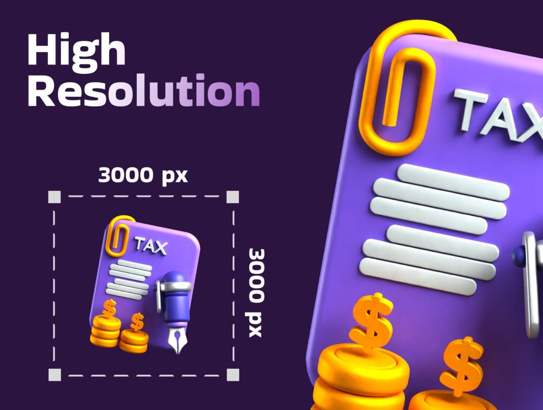 Blender模型 20款高级商业金融银行理财财务规划3D立体图标Icons设计素材 Business & Finance 3D Icon Pack 图标素材 sucaiwan.com