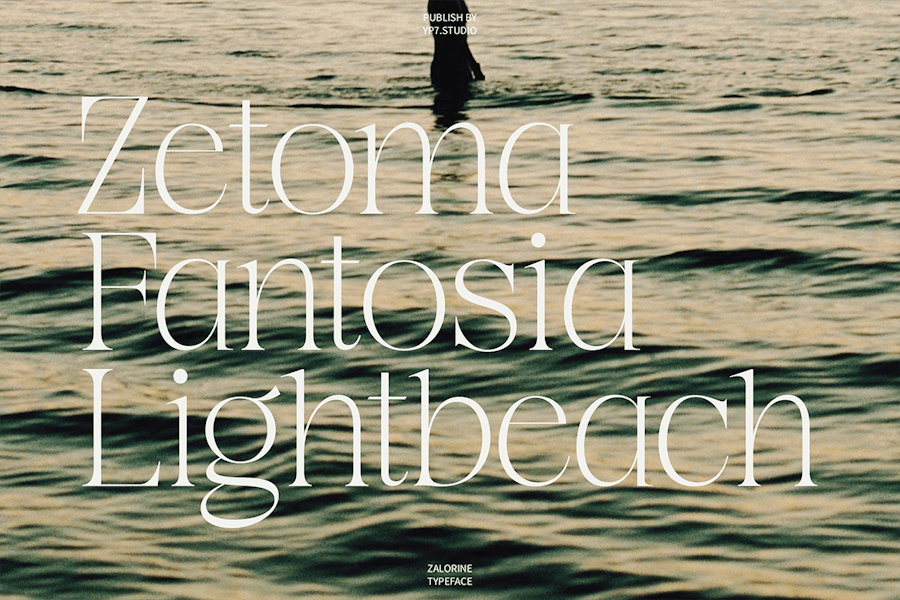 时尚优雅杂志海报徽标设计衬线英文字体安装包 Luxury Font 设计素材 sucaiwan.com