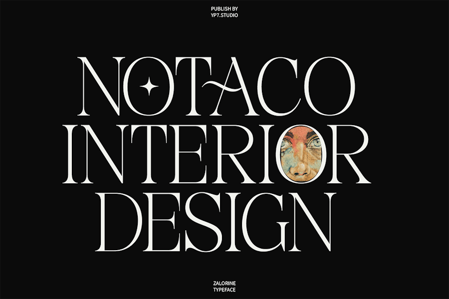 时尚优雅杂志海报徽标设计衬线英文字体安装包 Luxury Font 设计素材 sucaiwan.com