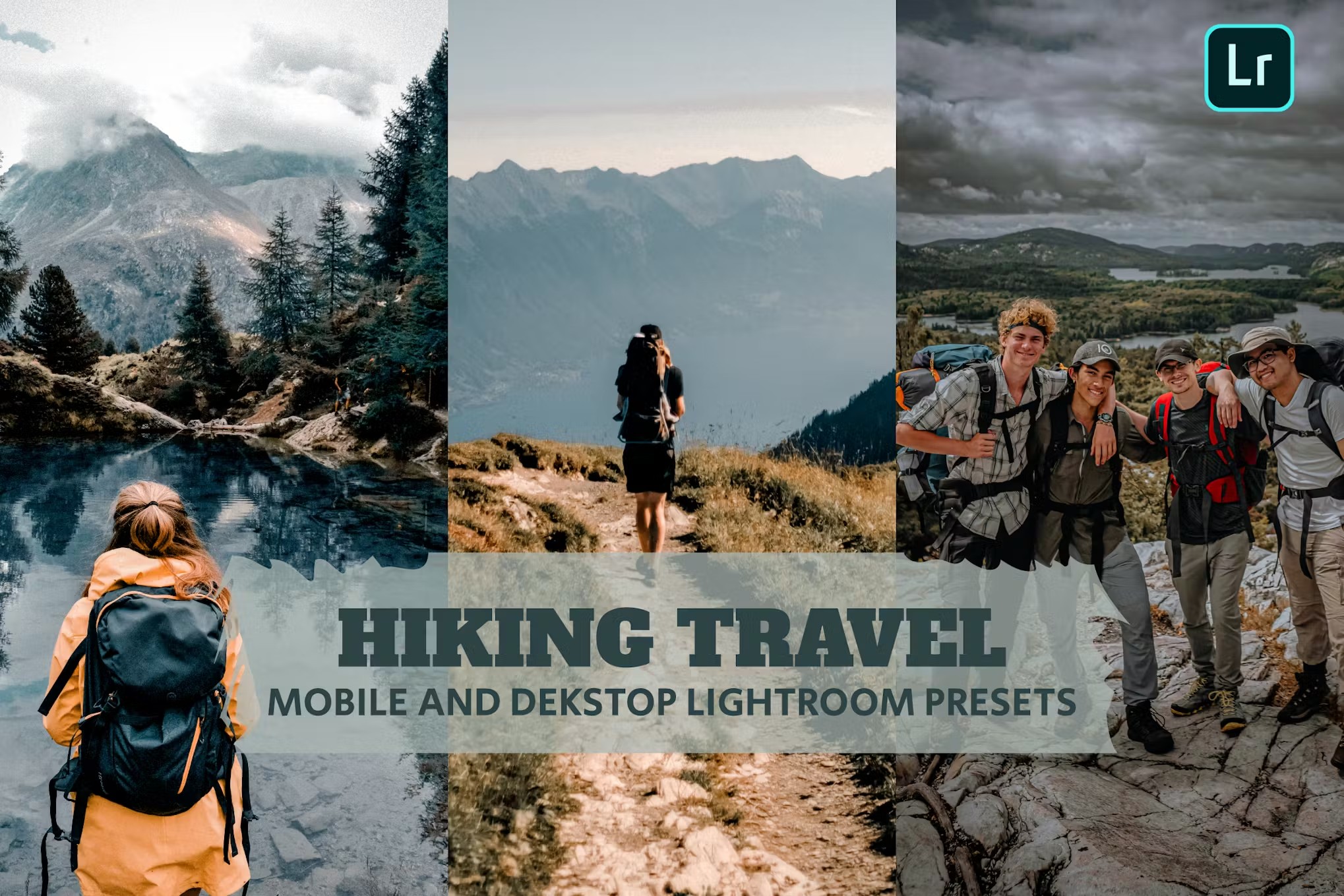 7组徒步旅行博主生活人像摄影照片调色Lightroom预设包 Hiking Travel Lightroom Presets Dekstop and Mobile 插件预设 sucaiwan.com