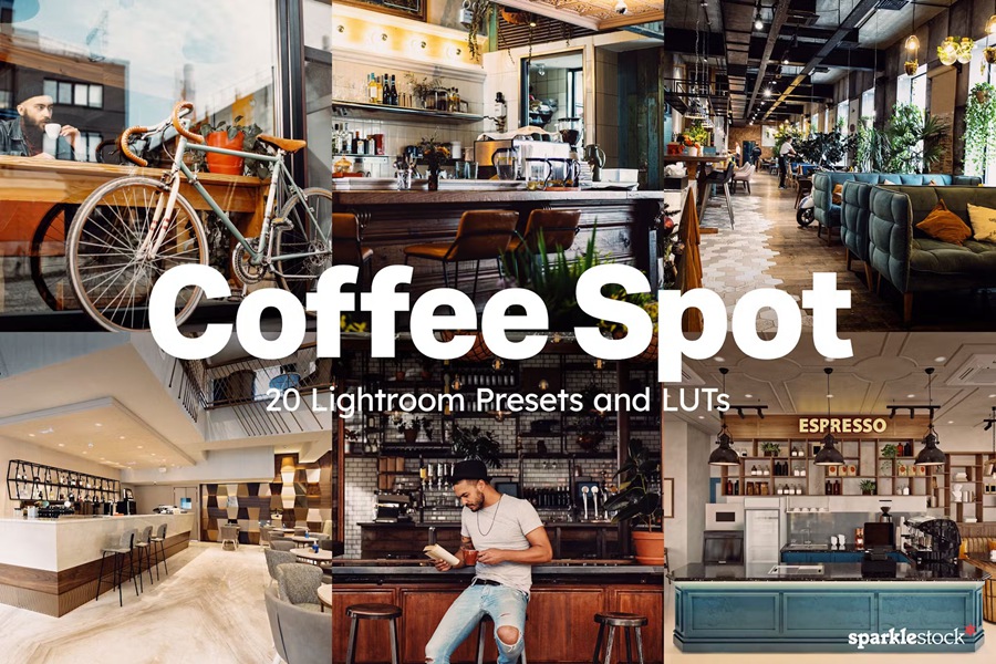 20组棕色暖色调咖啡馆室内摄影照片调色Lightroom&LUTs预设包 20 Coffee Spot Lightroom Presets and LUTs 插件预设 第1张-素材湾丨精选海外优质设计素材资源 20组棕色暖色调咖啡馆室内摄影照片调色Lightroom&LUTs预设包 20 Coffee Spot Lightroom Presets and LUTs 插件预设 sucaiwan.com