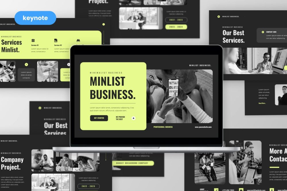 极简主义企业营销策划演示文稿设计Keynote模版 Minlist – Minimalist Business Keynote Template 幻灯图表 第2张-素材湾丨精选海外优质设计素材资源 极简主义企业营销策划演示文稿设计Keynote模版 Minlist – Minimalist Business Keynote Template 幻灯图表 sucaiwan.com