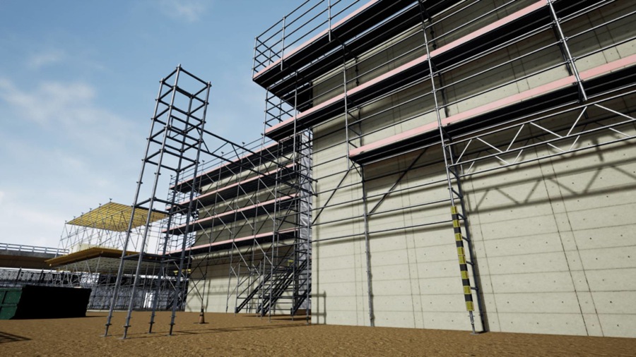 UE模型 建筑工地脚手架围挡场景3D模型 Unreal Engine – Modular Procedural Scaffold System v4.24 样机素材 第7张-素材湾丨精选海外优质设计素材资源 UE模型 建筑工地脚手架围挡场景3D模型 Unreal Engine – Modular Procedural Scaffold System v4.24 样机素材 sucaiwan.com