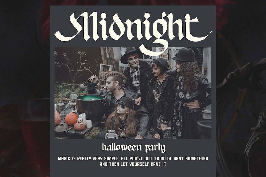 优雅哥特式品牌海报徽标设计装饰英文字体安装包 Vesgard a Gothic Blackletter Font 设计素材 第10张-素材湾丨精选海外优质设计素材资源 优雅哥特式品牌海报徽标设计装饰英文字体安装包 Vesgard a Gothic Blackletter Font 设计素材 sucaiwan.com