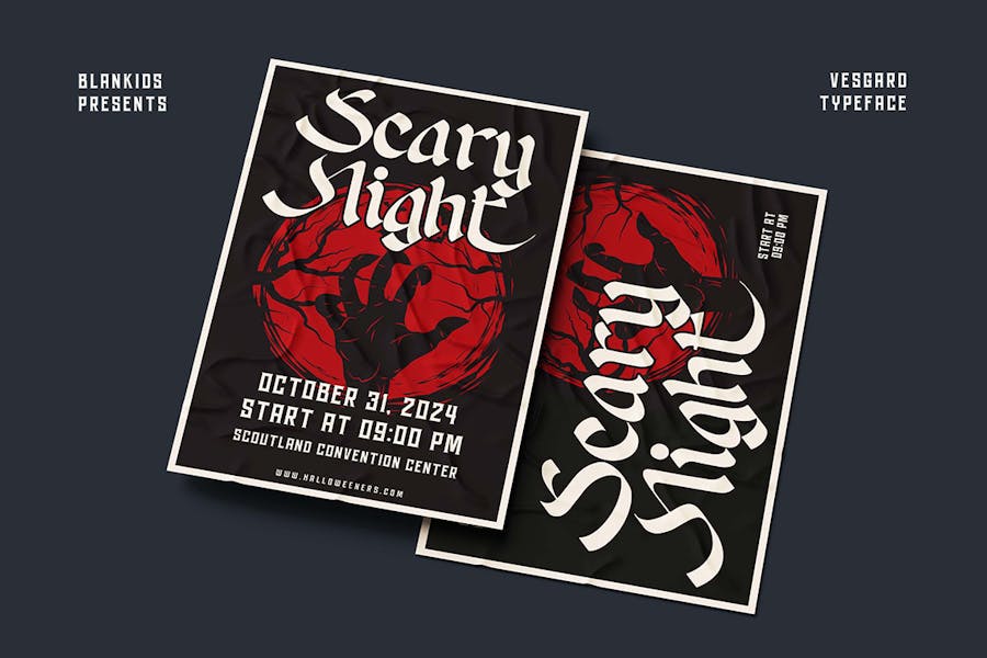 优雅哥特式品牌海报徽标设计装饰英文字体安装包 Vesgard a Gothic Blackletter Font 设计素材 第12张-素材湾丨精选海外优质设计素材资源 优雅哥特式品牌海报徽标设计装饰英文字体安装包 Vesgard a Gothic Blackletter Font 设计素材 sucaiwan.com