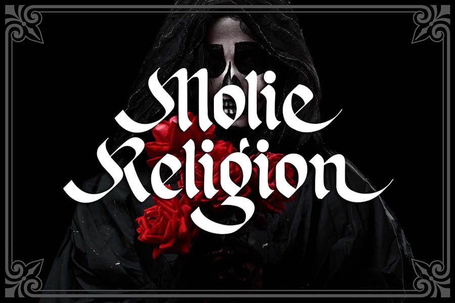 优雅哥特式品牌海报徽标设计装饰英文字体安装包 Vesgard a Gothic Blackletter Font 设计素材 第11张-素材湾丨精选海外优质设计素材资源 优雅哥特式品牌海报徽标设计装饰英文字体安装包 Vesgard a Gothic Blackletter Font 设计素材 sucaiwan.com