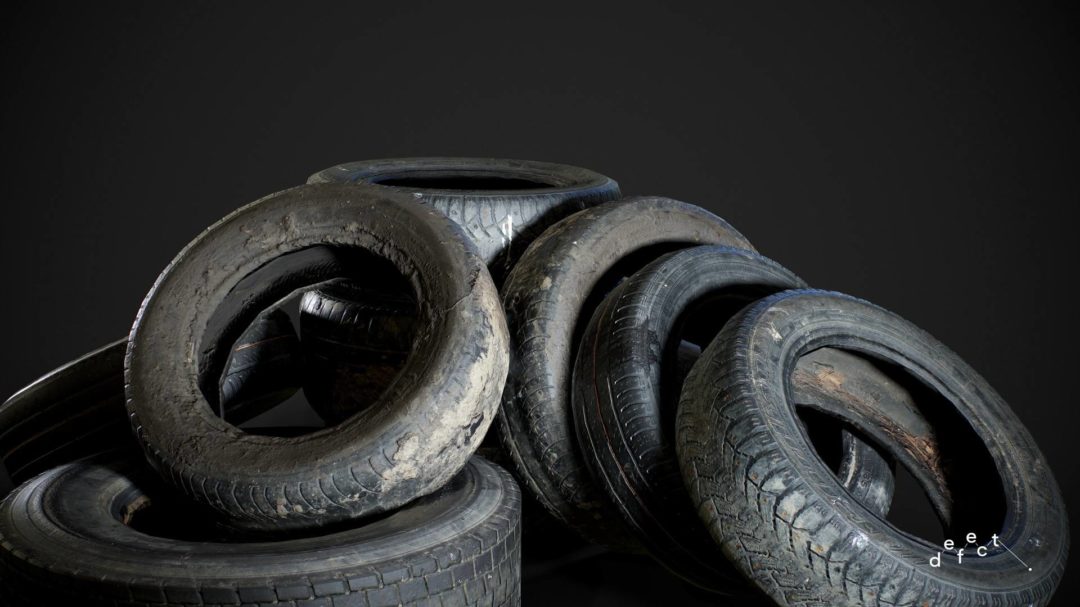 UE素材 仓库车库轮胎油桶箱子道具3D模型 Unreal Engine – Defect Ultimate Props Bundle Vol.1 样机素材 sucaiwan.com