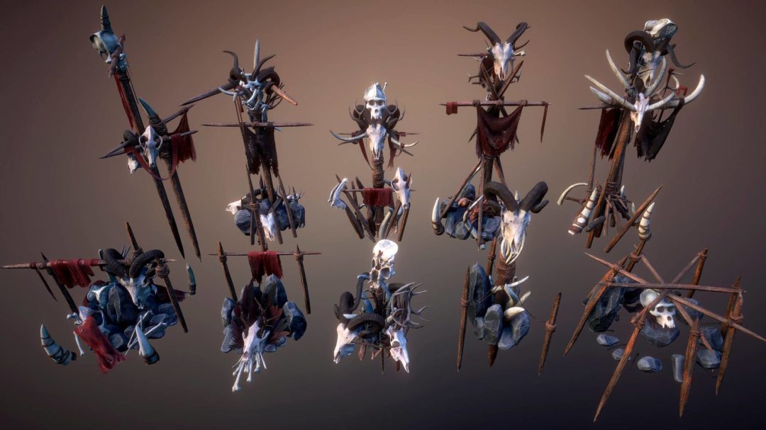 UE素材 游戏部落图腾3D模型设计素材 Unreal Engine – Tribal totem 样机素材 第5张-素材湾丨精选海外优质设计素材资源 UE素材 游戏部落图腾3D模型设计素材 Unreal Engine – Tribal totem 样机素材 sucaiwan.com