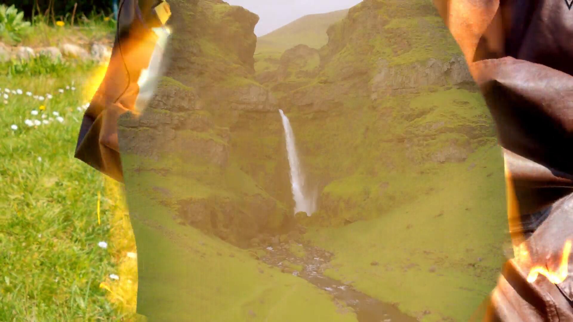 达芬奇模板：20个复古真实纸燃烧火焰火花刻录转场过渡 , sucaiwan.com