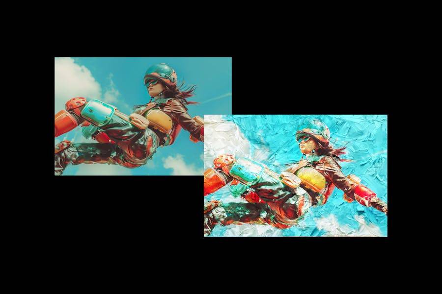 逼真水彩丙烯酸颜料涂料绘画效果人像图片PS特效滤镜样机模板素材 Gouache Paint Photo Effect 插件预设 第3张-素材湾丨精选海外优质设计素材资源 逼真水彩丙烯酸颜料涂料绘画效果人像图片PS特效滤镜样机模板素材 Gouache Paint Photo Effect 插件预设 sucaiwan.com