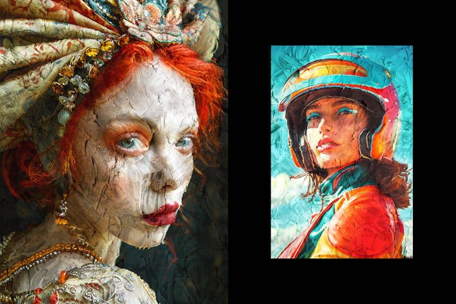 逼真水彩丙烯酸颜料涂料绘画效果人像图片PS特效滤镜样机模板素材 Gouache Paint Photo Effect 插件预设 第7张-素材湾丨精选海外优质设计素材资源 逼真水彩丙烯酸颜料涂料绘画效果人像图片PS特效滤镜样机模板素材 Gouache Paint Photo Effect 插件预设 sucaiwan.com