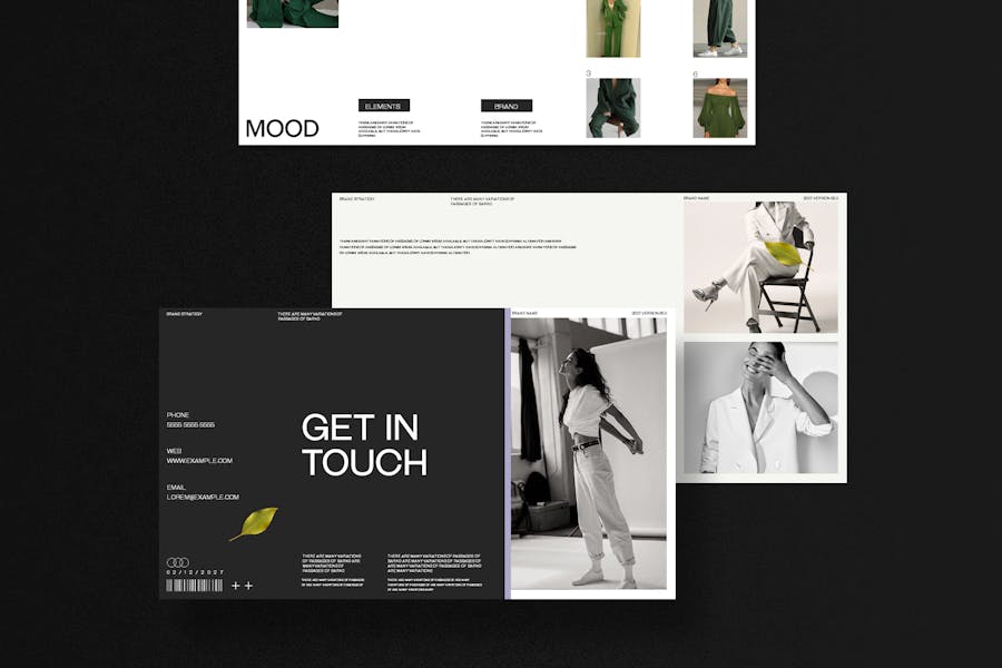 极简美学品牌营销策划提案简报设计ppt模版 Brand Strategy Presentation Template 幻灯图表 sucaiwan.com