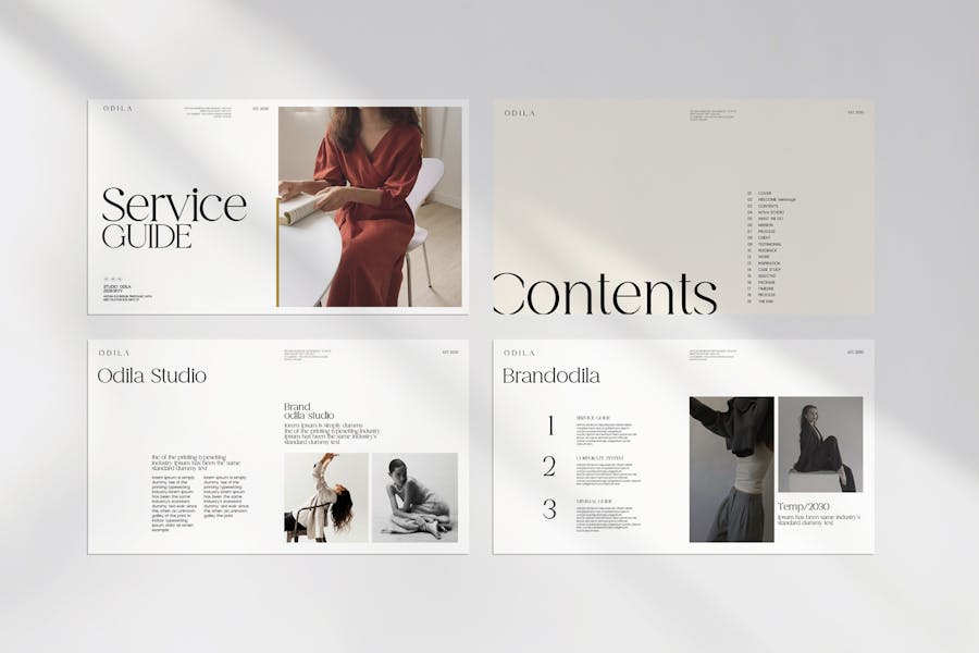 现代简约企业营销策划演示文稿设计keynote模板 Odila Service Guide keynote Template 幻灯图表 第4张-素材湾丨精选海外优质设计素材资源 现代简约企业营销策划演示文稿设计keynote模板 Odila Service Guide keynote Template 幻灯图表 sucaiwan.com