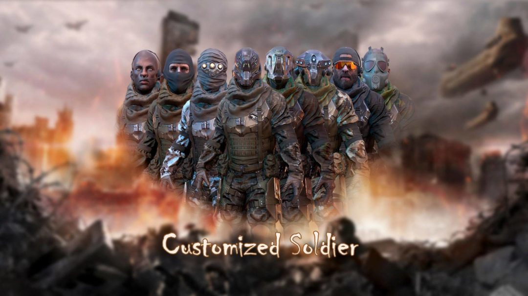 UE素材 射击枪击游戏士兵战士角色3D模板 Unreal Engine – PBR Customized Soldier 样机素材 sucaiwan.com