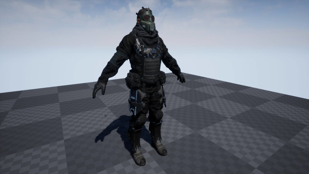 UE素材 射击枪击游戏士兵战士角色3D模板 Unreal Engine – PBR Customized Soldier 样机素材 sucaiwan.com