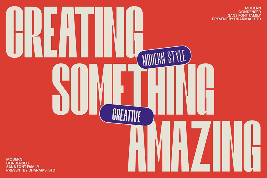 时尚潮流英伦几何风格浓缩海报杂志标题LOGO设计无衬线英文字体素材 Kirgina – UI Condensed Font 设计素材 第5张-素材湾丨精选海外优质设计素材资源 时尚潮流英伦几何风格浓缩海报杂志标题LOGO设计无衬线英文字体素材 Kirgina – UI Condensed Font 设计素材 sucaiwan.com