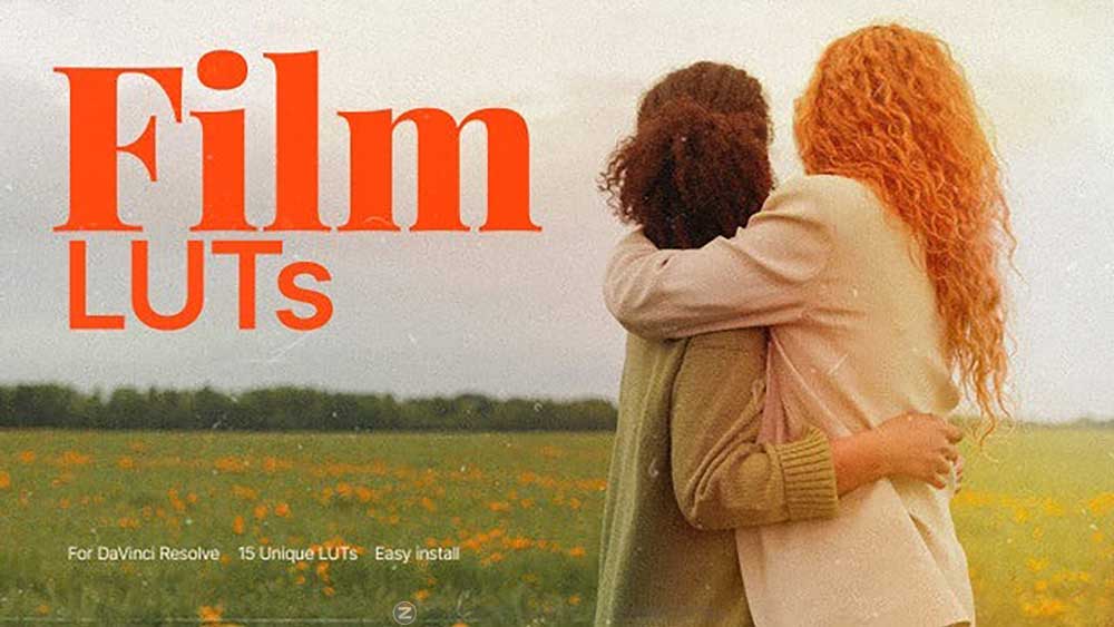 15组复古电影美学胶片模拟视频调色LUTs预设包 Film Look LUTs 插件预设 sucaiwan.com